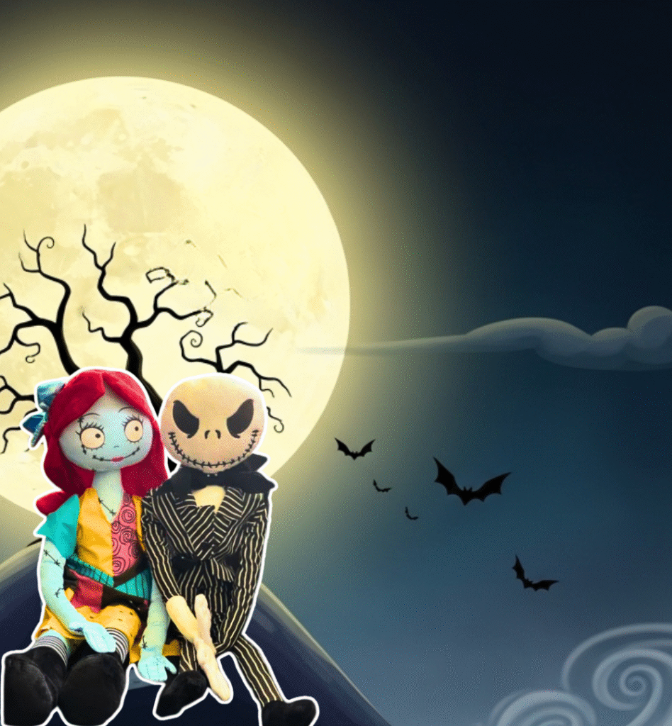 sally y jack sentados